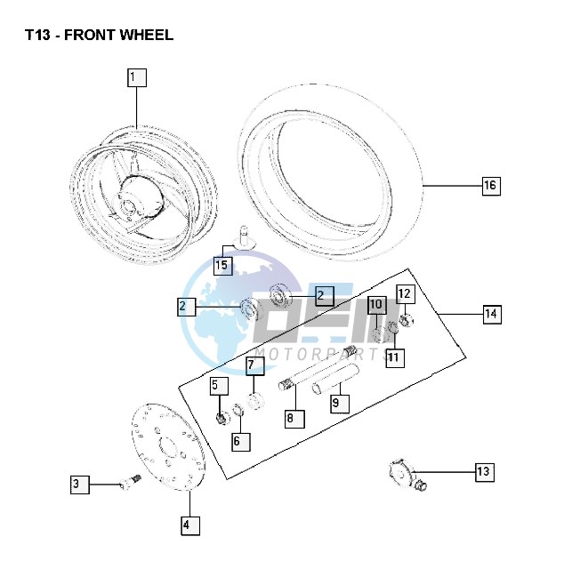 Front wheel