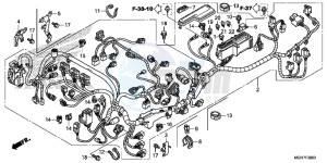 VFR1200XDLF CrossTourer - VFR1200X Dual Clutch 2ED - (2ED) drawing WIRE HARNESS