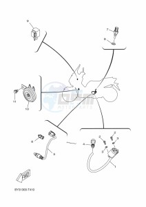 CZD300-A XMAX 300 (BY37) drawing FLASHER LIGHT