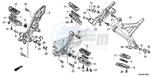 VFR1200XE CrossTourer - VFR1200X 2ED - (2ED) drawing STEP