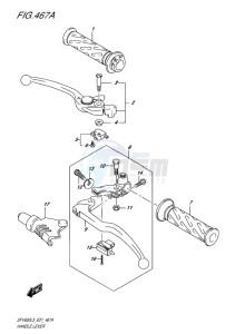 SFV 650 ABS GLADIUS EU drawing HANDLE LEVER