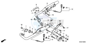 VT750CA9 Europe Direct - (ED / MME) drawing EXHAUST MUFFLER