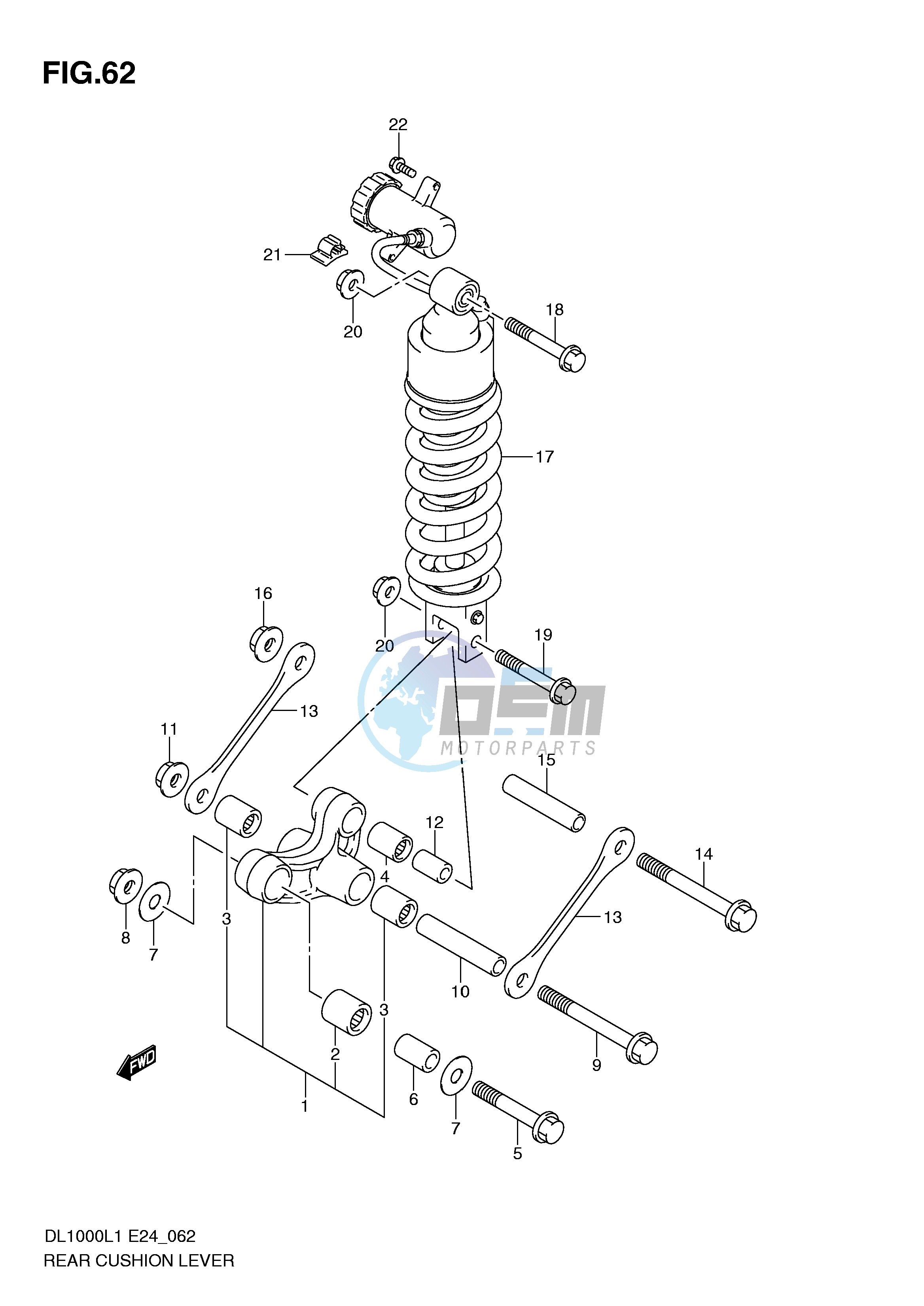 REAR CUSHION LEVER