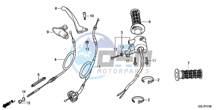 HANDLE LEVER/SWITCH/CABLE