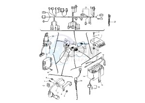 XTZ TENERE 660 drawing BATTERY