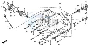 TRX350TM RANCHER drawing FRONT CRANKCASE COVER (1)