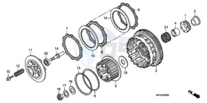 CB600F3A Europe Direct - (ED / ST 25K) drawing CLUTCH