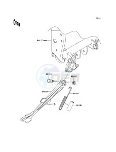 Z750R ZR750NCF UF (UK FA) XX (EU ME A(FRICA) drawing Stand(s)