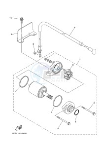 YFM450FWAD GRIZZLY 450 EPS HUNTER (BM72) drawing STARTING MOTOR