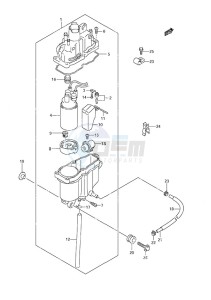 DF 115 drawing Fuel Vapor Separator