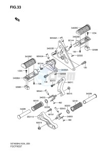 VZ1600 (E24) drawing FOOTREST