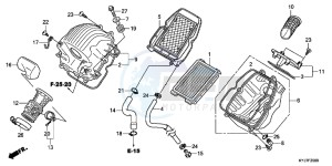 CBR250RB drawing AIR CLEANER