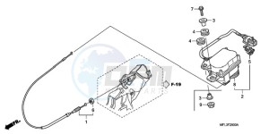 CBR1000RR9 France - (F / CMF MME TRI) drawing SERVO MOTOR