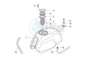 V7 Special 750 drawing Fuel tank