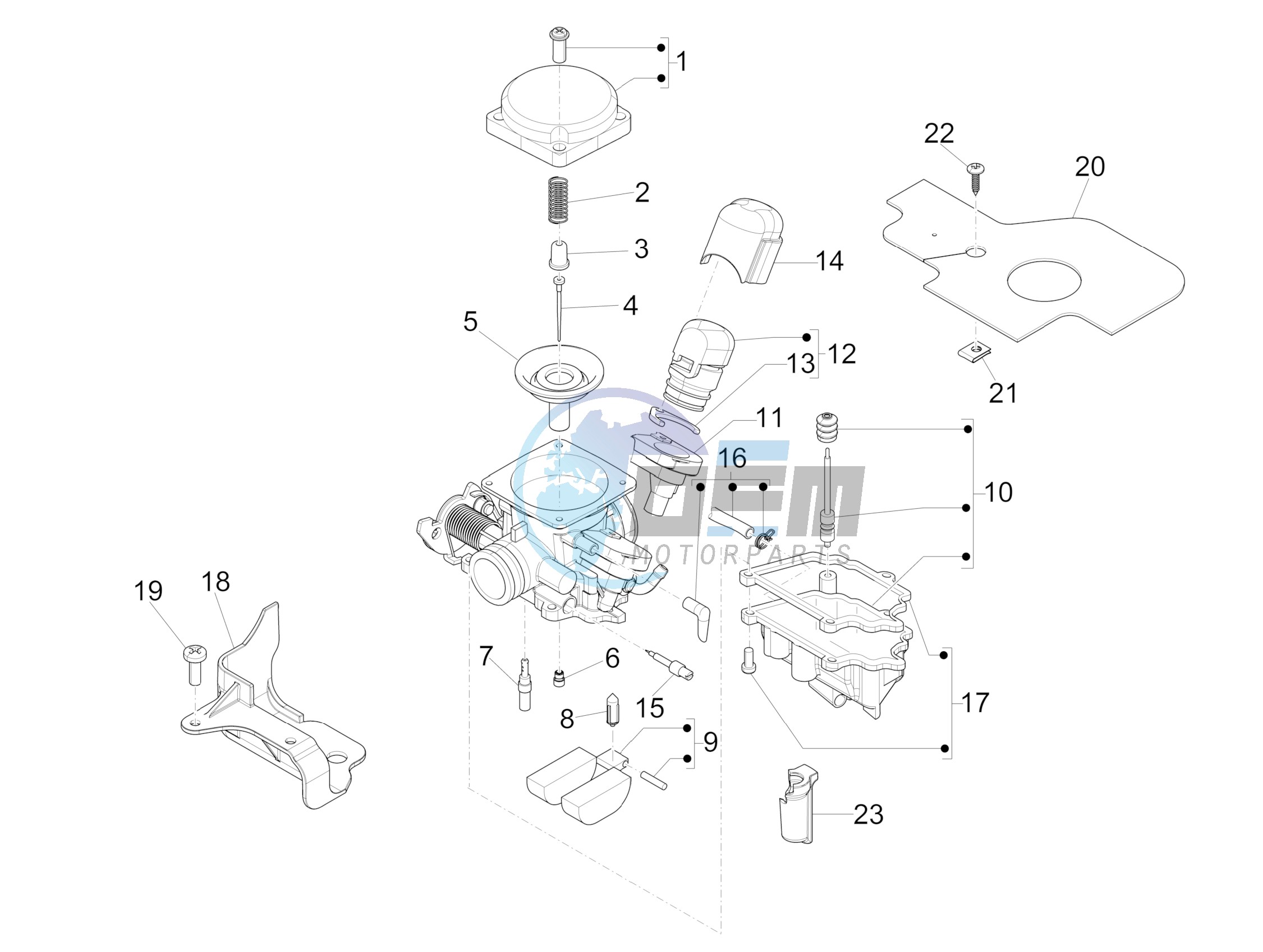 Carburetor's components