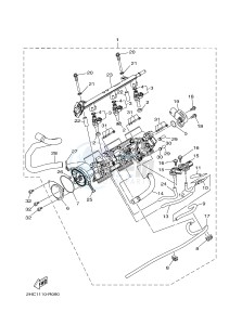 YXZ1000ETS YXZ10YESH YXZ1000R EPS SS SPECIAL EDITION (B577) drawing THROTTLE BODY ASSY 1