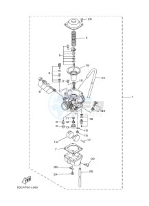 AG200FE (53CD 53CE) drawing CARBURETOR