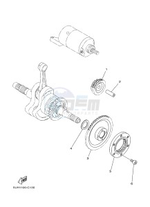 YFM350FWA YFM350DF GRIZZLY 350 4WD (1NSH) drawing STARTER CLUTCH