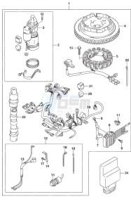 DF 20A drawing Starting Motor Manual Starter