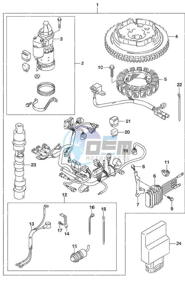 Starting Motor Manual Starter