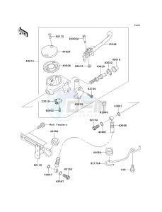 VN 1500 N [VULCAN 1500 CLASSIC] (N4) N4 drawing FRONT MASTER CYLINDER