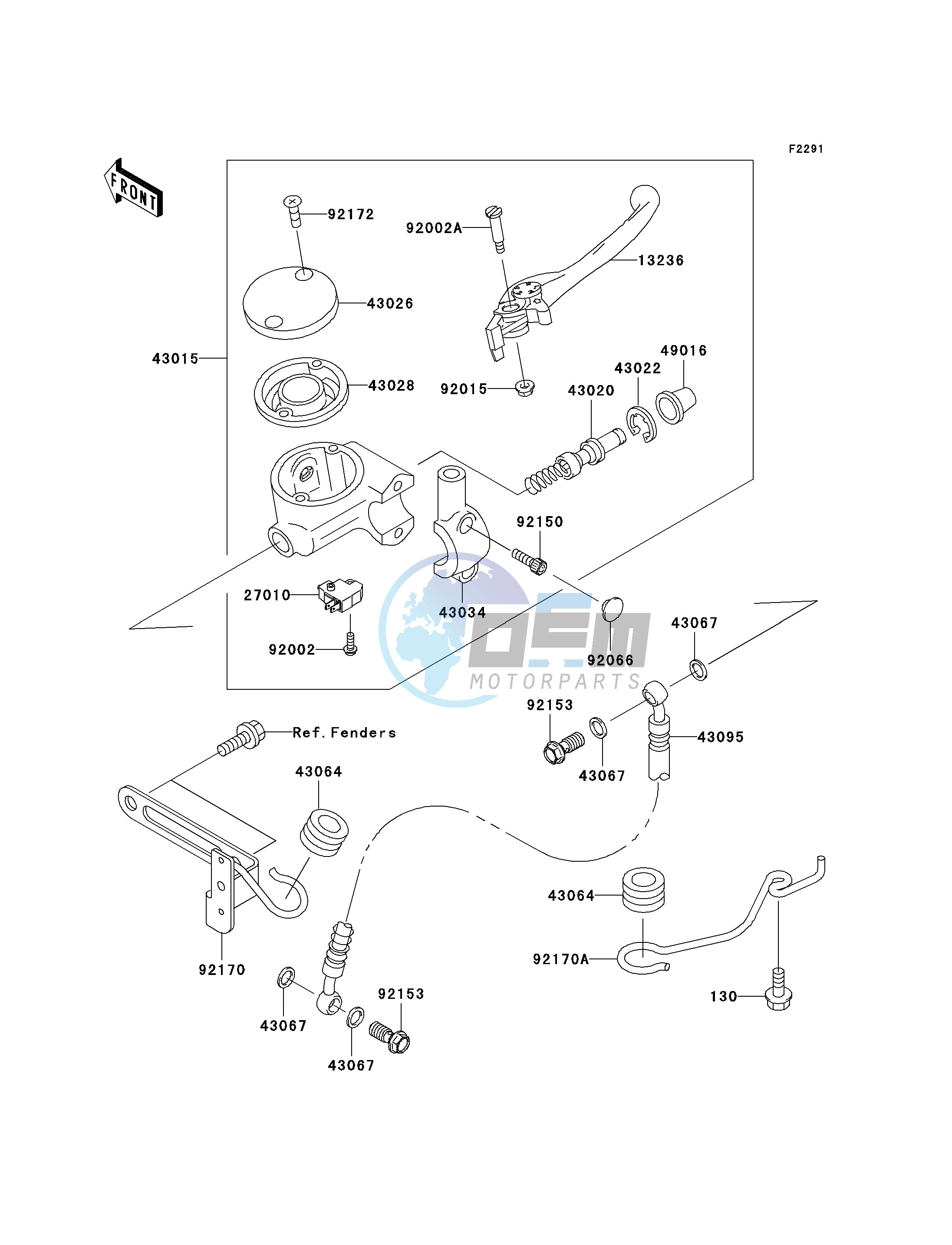 FRONT MASTER CYLINDER