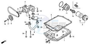 ST1100 drawing OIL PUMP