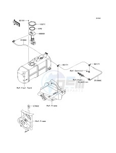 KAF 620 M [MULE 4010 4X4] (M9F) MAF drawing FUEL PUMP