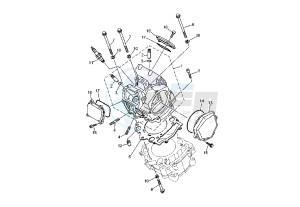 MT-03 660 drawing CYLINDER HEAD