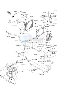 KAF 950 G [MULE 4010 TRANS4X4 DIESEL] (G9F-GAF) GAF drawing RADIATOR