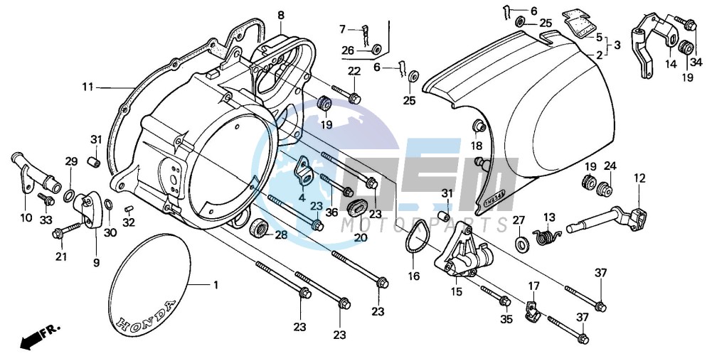 LEFT CRANKCASE COVER