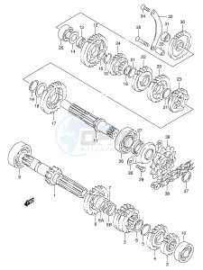 DR350 (E1) drawing TRANSMISSION