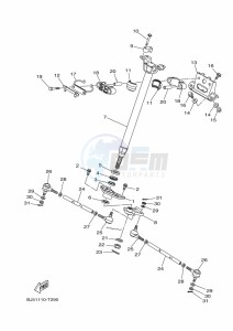 YFM450FWB KODIAK 450 (BJ5E) drawing STEERING