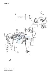 Inazuma GW250 drawing WIRING HARNESS