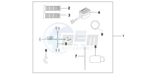 ST1300A drawing HEATED GRIPS W/TH