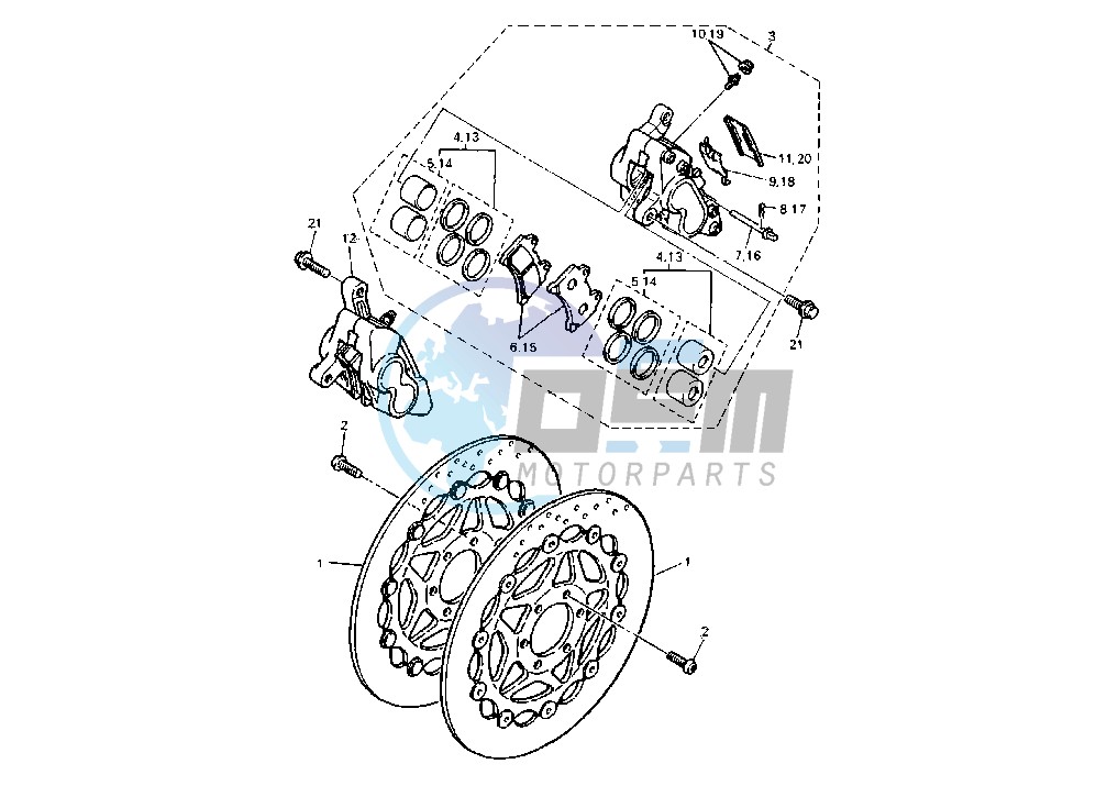 FRONT BRAKE CALIPER