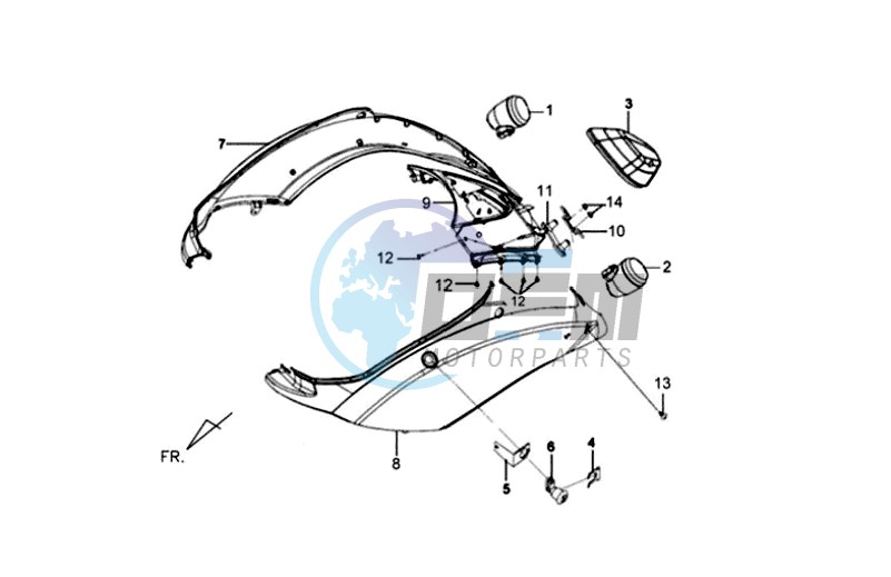 COWLING / TAIL LIGHT