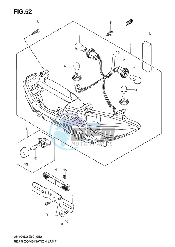 REAR COMBINATION LAMP