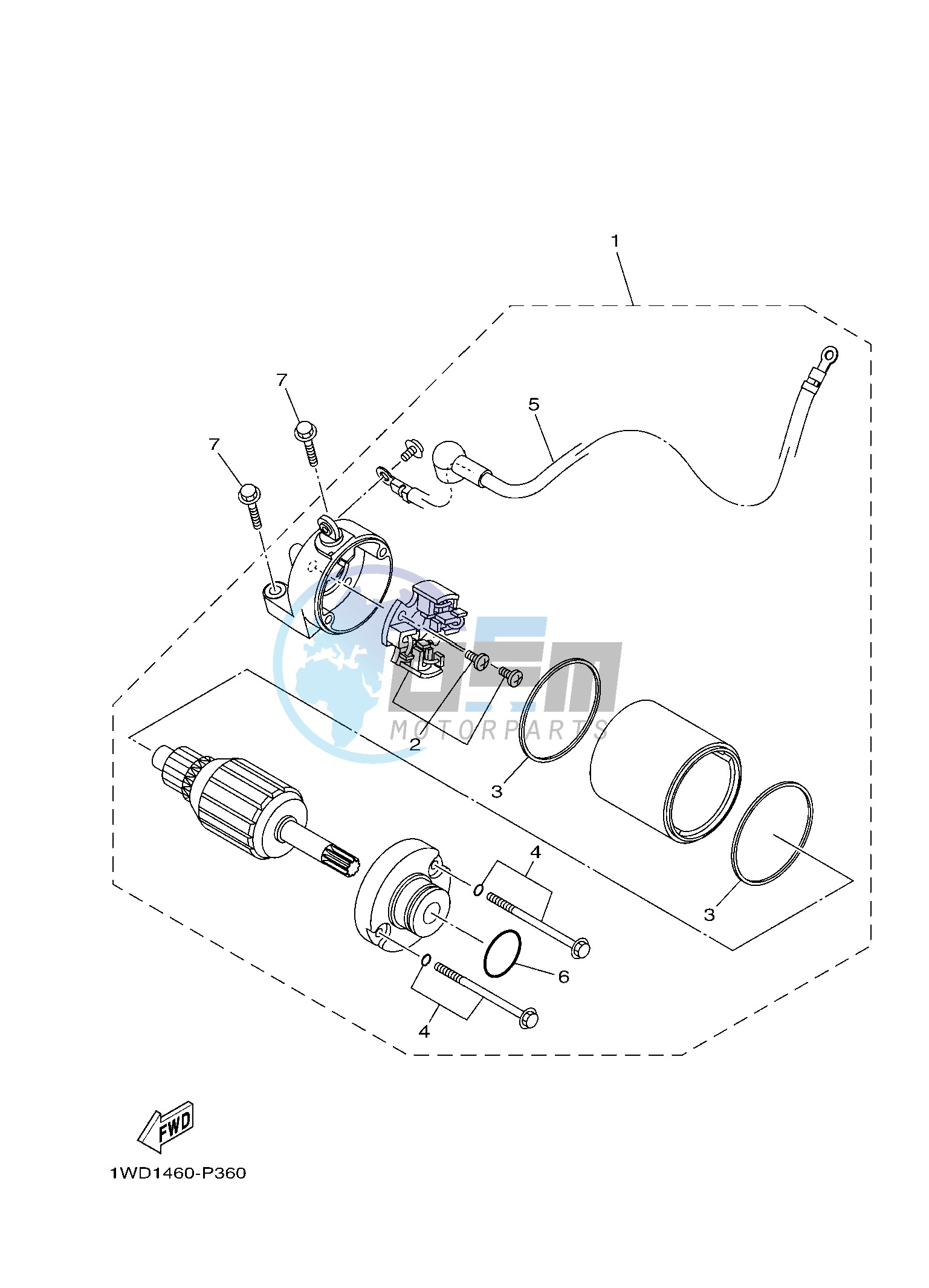 STARTING MOTOR