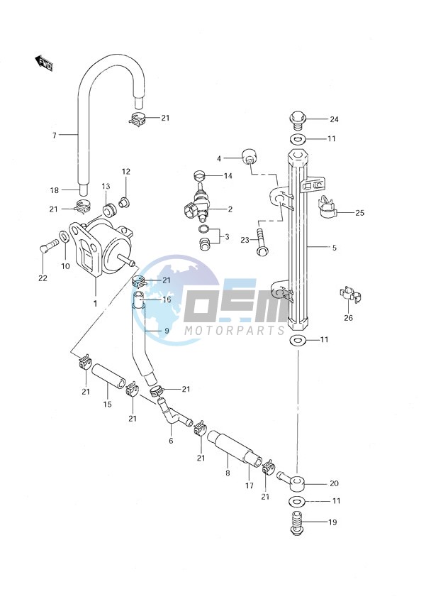 Fuel Injector (S/N 971544 to 97XXXX)