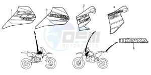 CR80R drawing MARK (CR80R/CR80RB-Y/1)