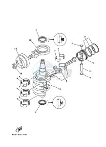 F20AES drawing CRANKSHAFT--PISTON