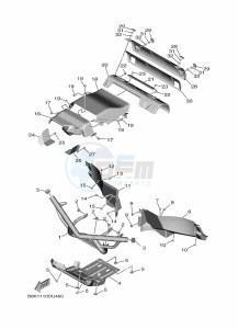 YXE850ENS YXE85WPSK (B8K1) drawing GUARD