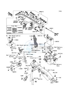 VN2000 CLASSIC VN2000H8F GB XX (EU ME A(FRICA) drawing Chassis Electrical Equipment