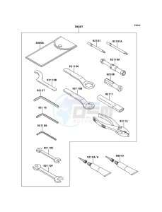 ER-6f ABS EX650B7F GB XX (EU ME A(FRICA) drawing Owner's Tools