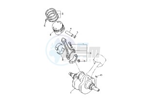 XVS DRAG STAR 650 drawing CRANKSHAFT PISTON