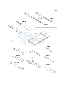 JT 1500 D [STX] (D9F) D9F drawing OWNERS TOOLS