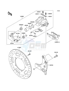 VN1700_VOYAGER_CUSTOM_ABS VN1700KDF GB XX (EU ME A(FRICA) drawing Rear Brake