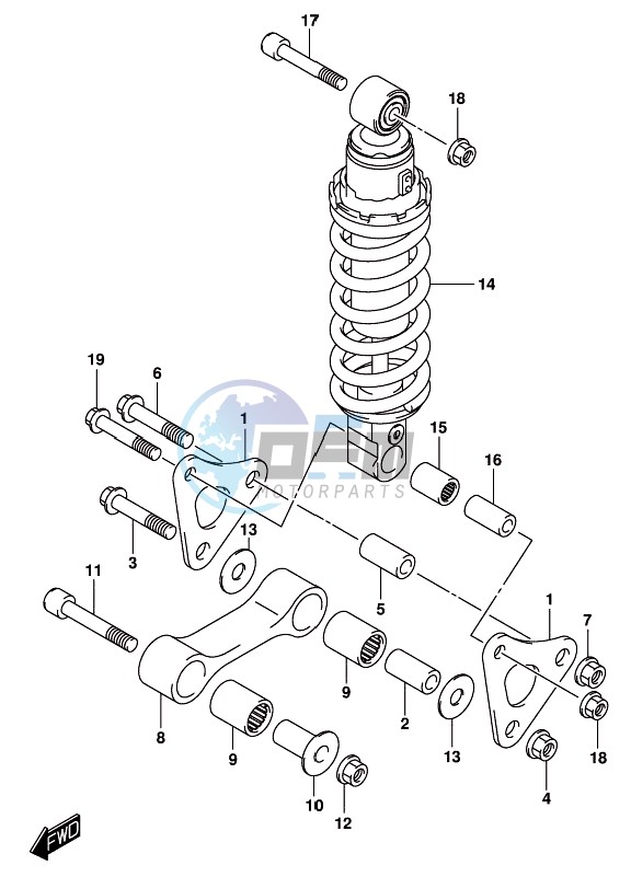 REAR CUSHION LEVER