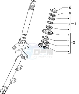 50 4T drawing Steering bearing ball tracks